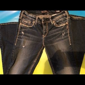 Silver like new jeans